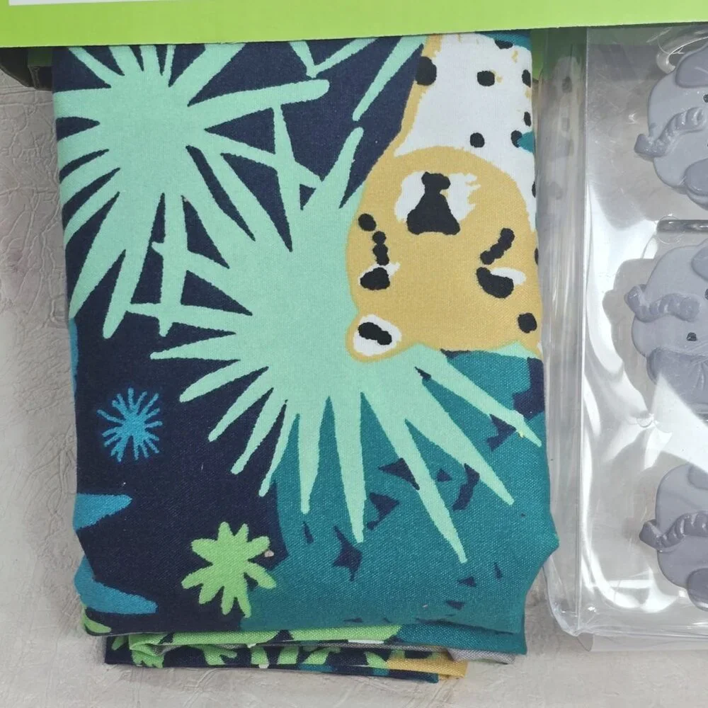 New Charter Club Kids Green 13-Piece Jungle Shower Curtain,‎ 72